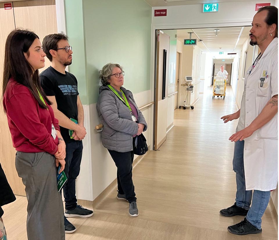 VMEH77 renforce sa présence dans les hôpitaux de Sud Seine-et-Marne avec l'arrivée de nouveaux bénévoles.