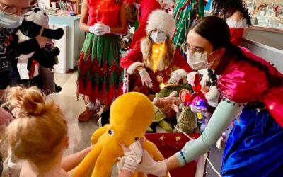 VMEH33, « Dormeuses et Ronfleurs » fêtent Noël au CHU Pellegrin