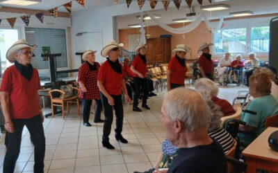 La danse Country s&rsquo;invite à l&rsquo;Ehpad « Les Tilleuls » à Moulins