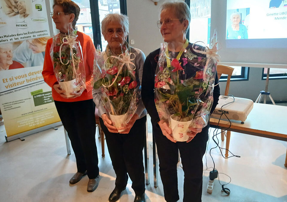 VMEH 48, Trois de nos bénévoles mises à l&rsquo;honneur